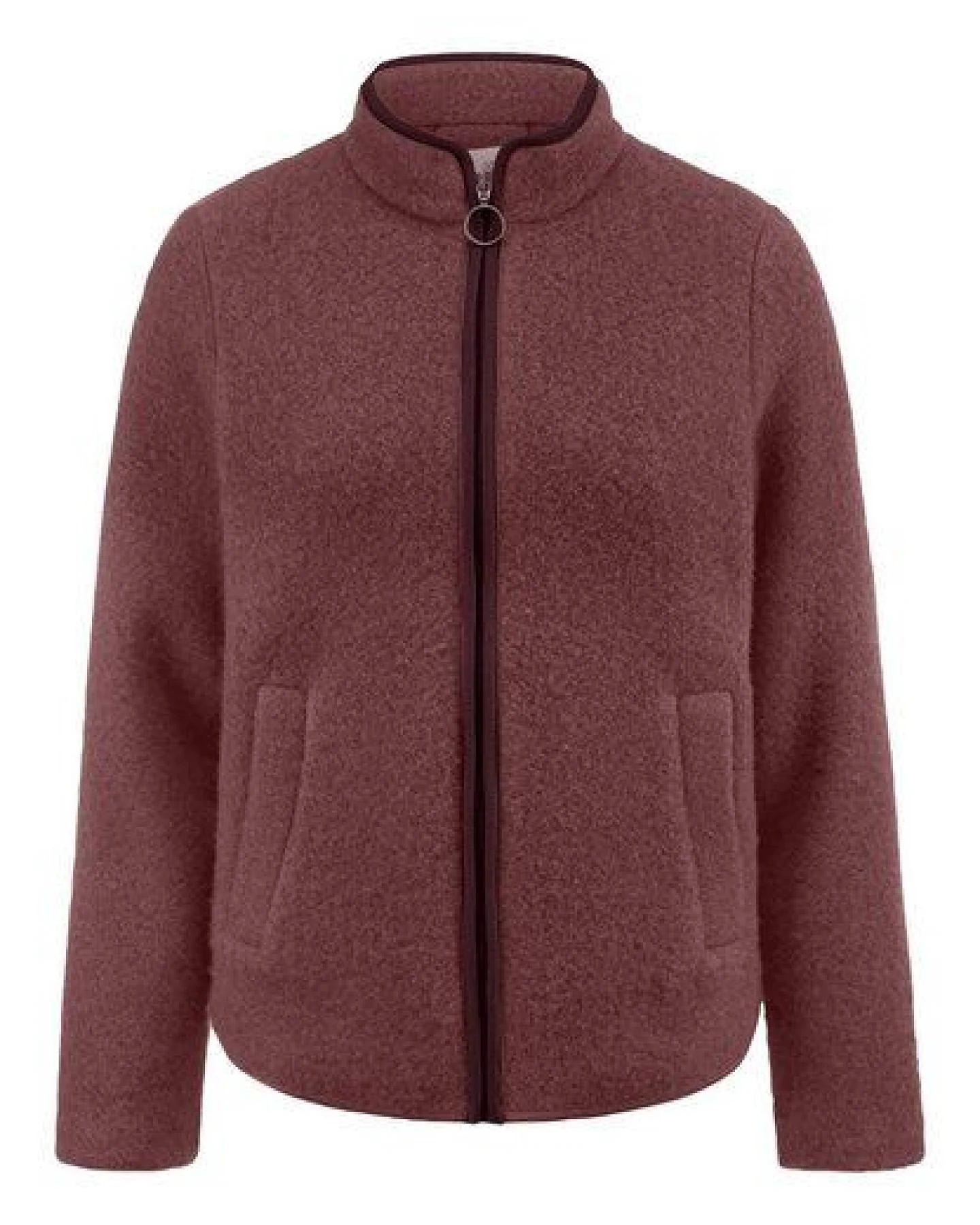 hessnatur Wollfleece Jacke Regular aus reiner Bio-Merinowolle – Ansicht 3