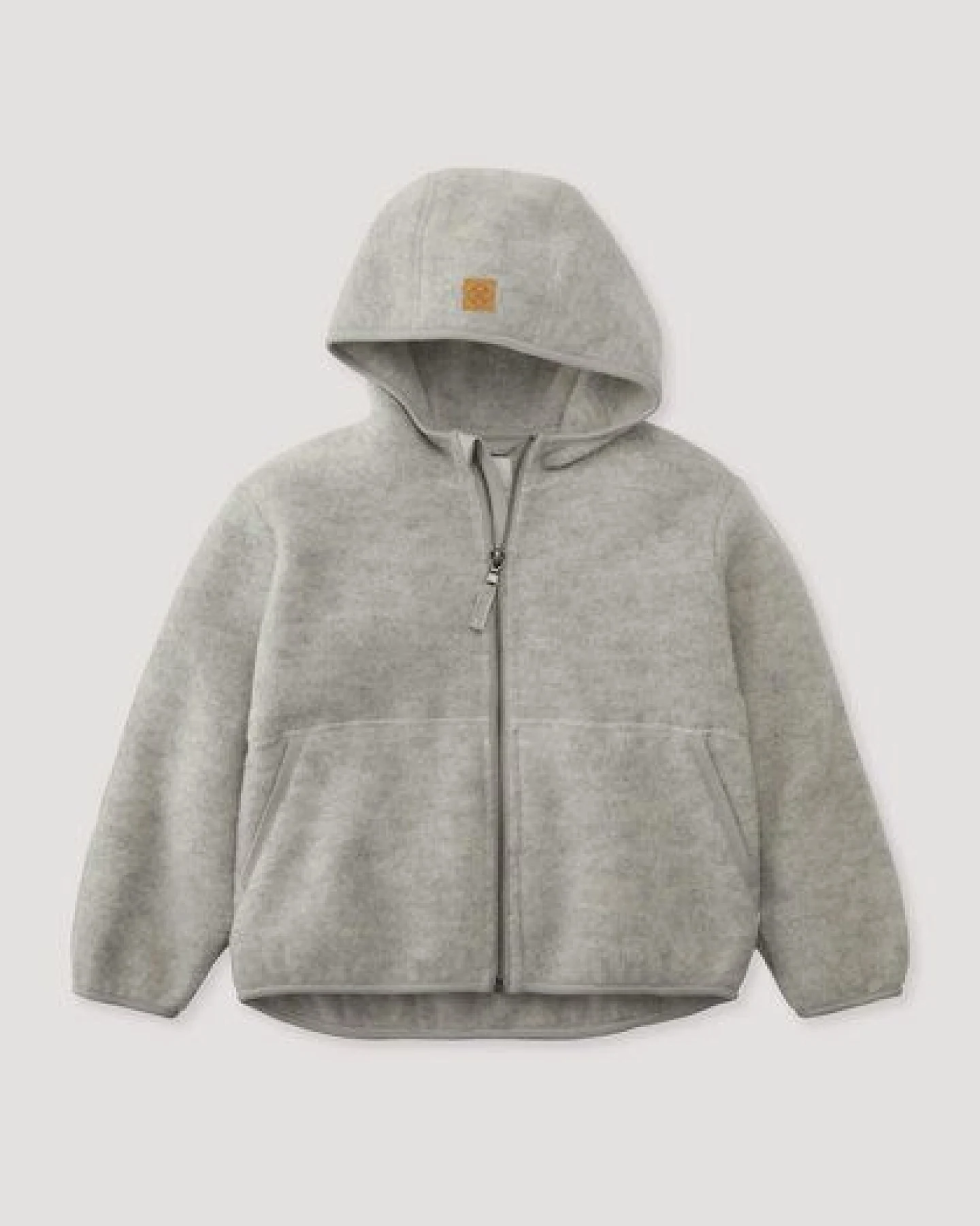 hessnatur Wollfleece Jacke aus reiner Bio-Merinowolle – Ansicht 2