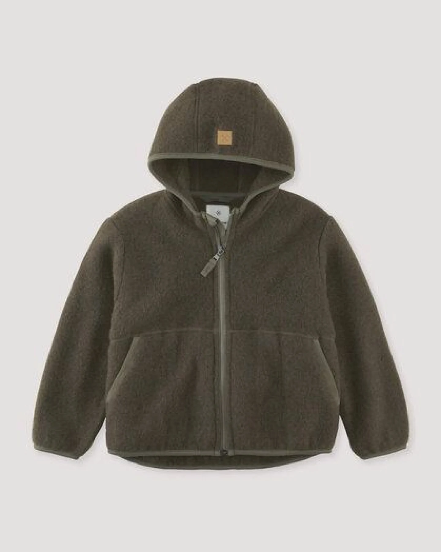 hessnatur Wollfleece Jacke aus reiner Bio-Merinowolle – Ansicht 2