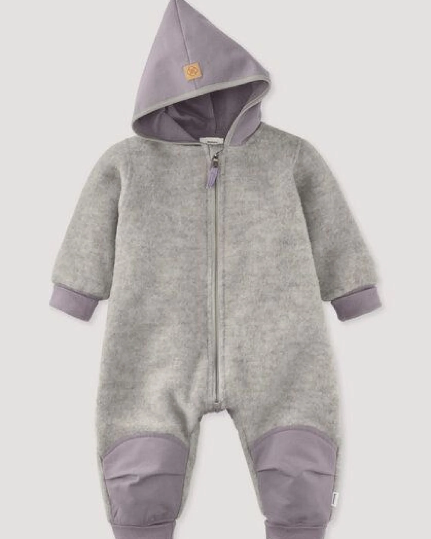 hessnatur Wollfleece Overall aus Bio-Merinowolle mit Softshell – Ansicht 3