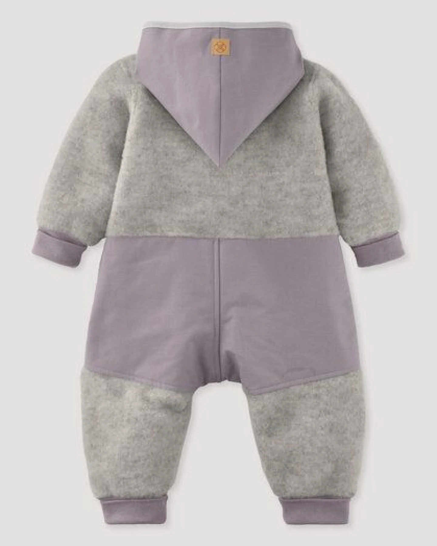 hessnatur Wollfleece Overall aus Bio-Merinowolle mit Softshell – Ansicht 4
