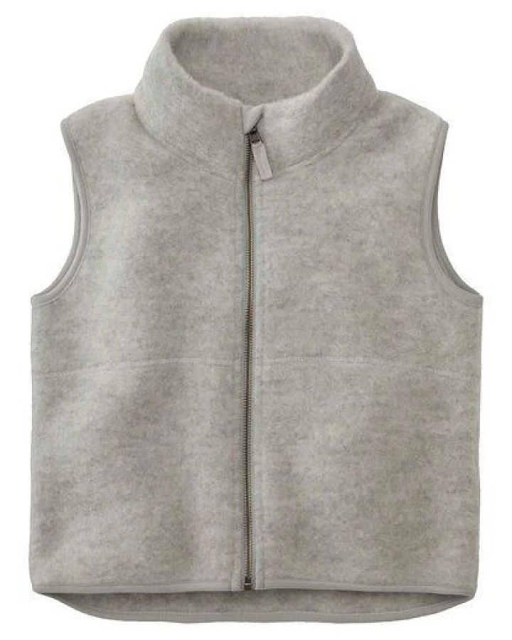 hessnatur Wollfleece Weste aus reiner Bio-Merinowolle