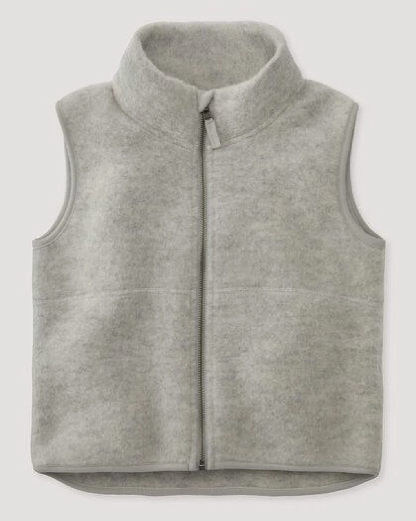hessnatur Wollfleece Weste aus reiner Bio-Merinowolle – Ansicht 2