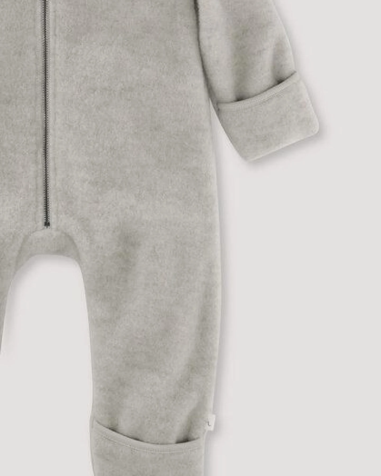 hessnatur Wollfleece-Overall aus Bio-Merinowolle – Ansicht 4