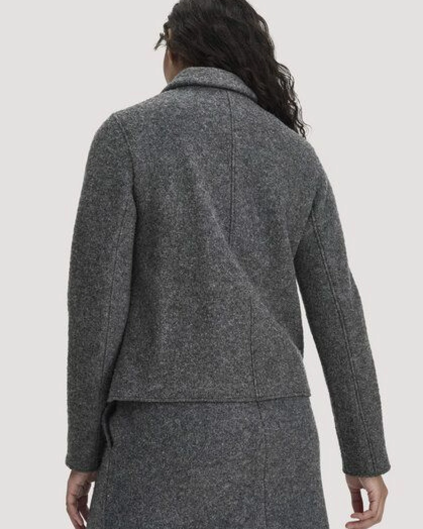 hessnatur Walk Jacke Regular aus reiner Bio-Merinowolle – Ansicht 2