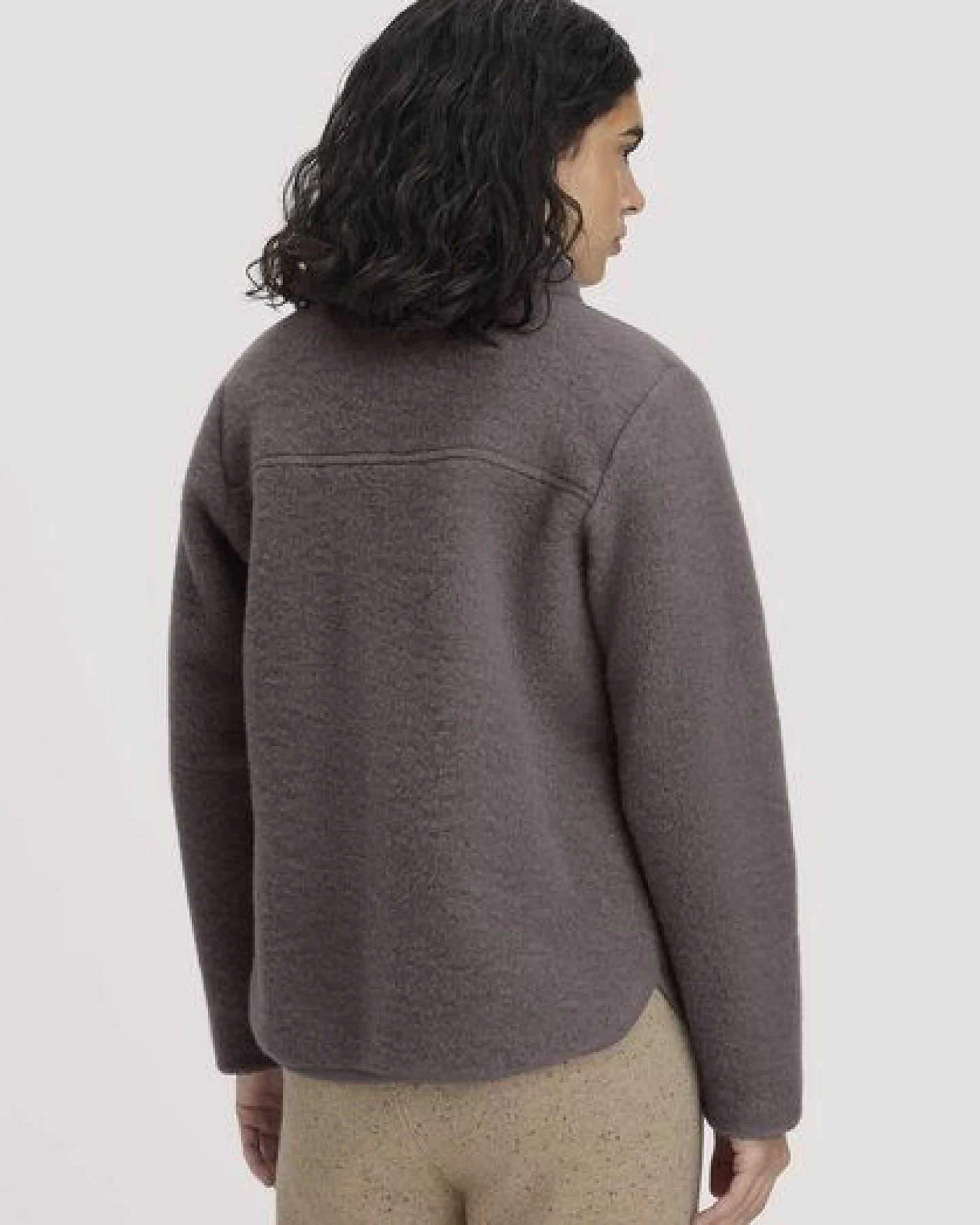 hessnatur Wollfleece Jacke Regular aus reiner Bio-Merinowolle – Ansicht 2