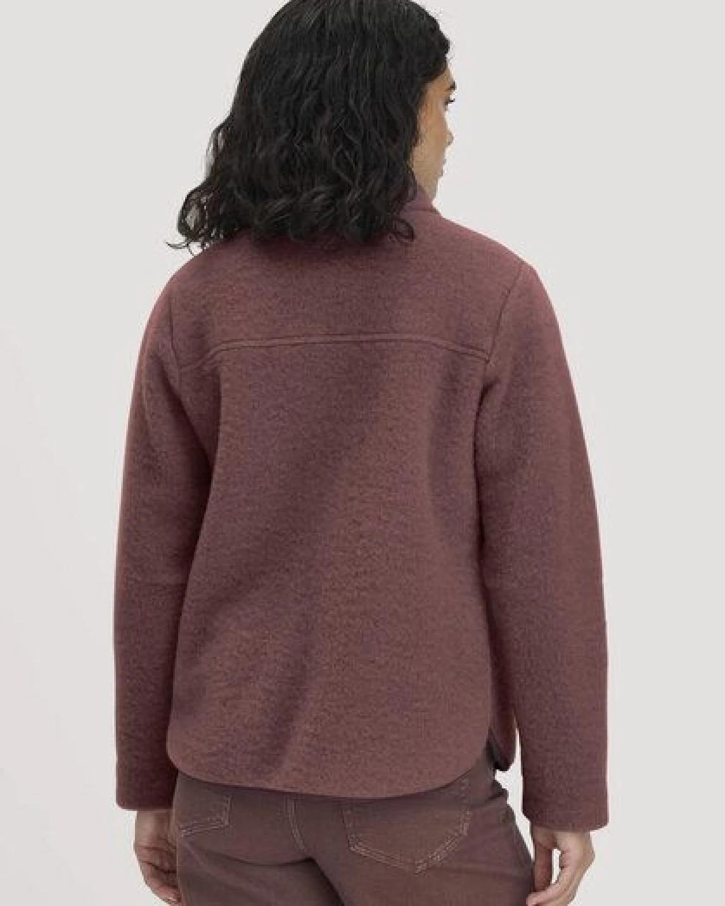 hessnatur Wollfleece Jacke Regular aus reiner Bio-Merinowolle – Ansicht 2