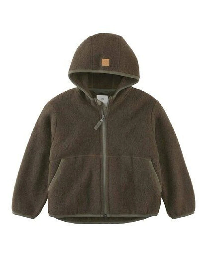 hessnatur Wollfleece Jacke aus reiner Bio-Merinowolle