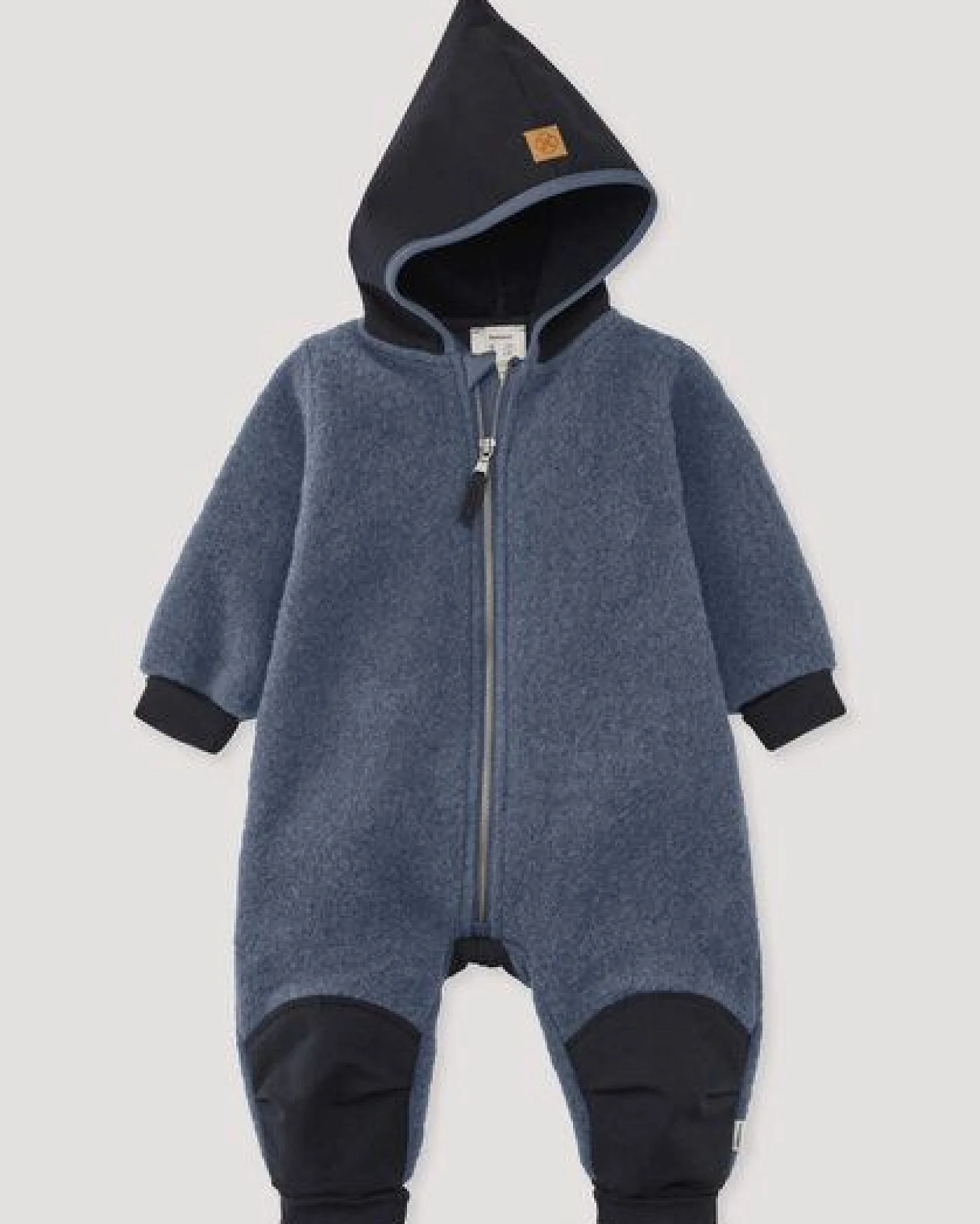 hessnatur Wollfleece Overall aus Bio-Merinowolle mit Softshell – Ansicht 2