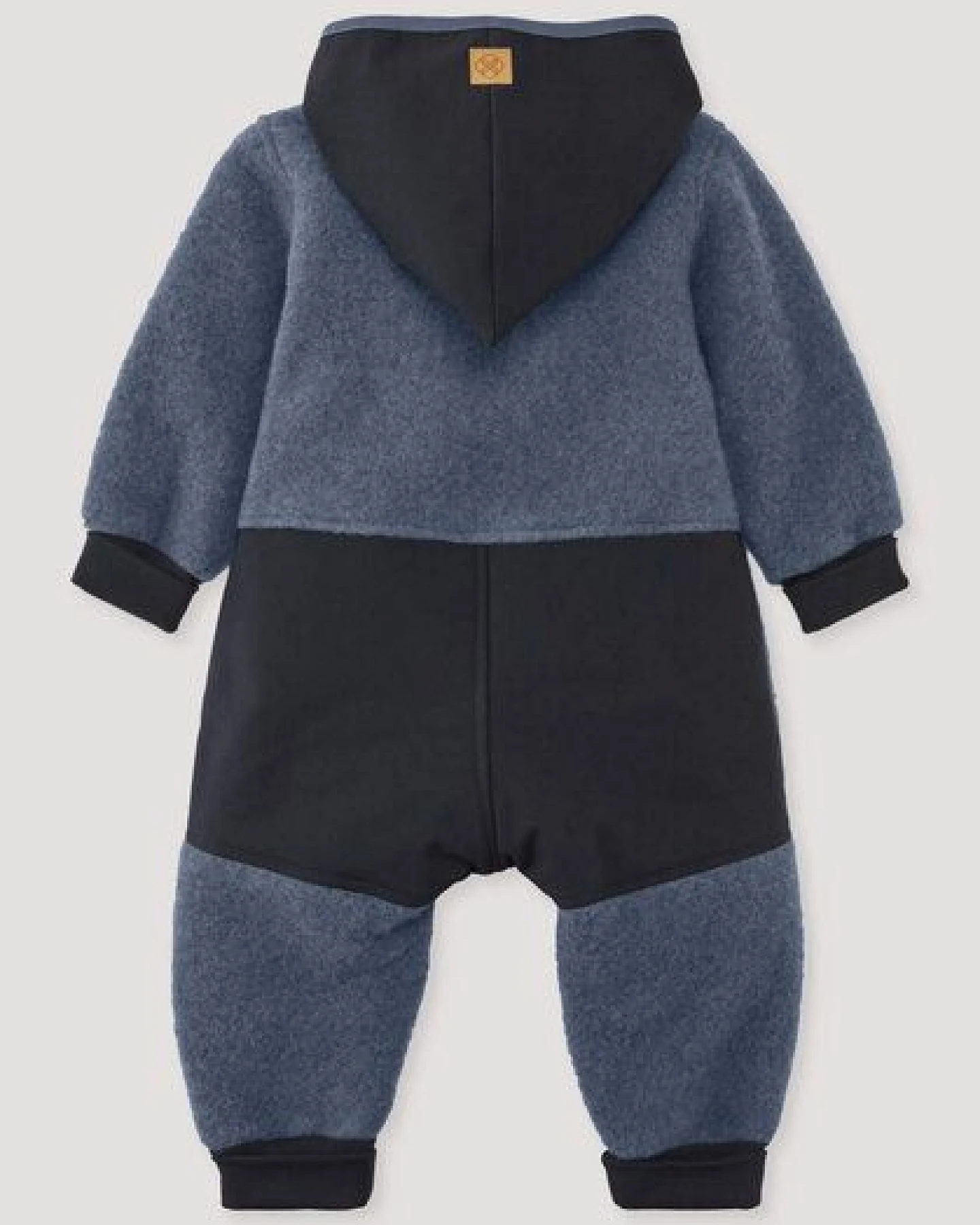 hessnatur Wollfleece Overall aus Bio-Merinowolle mit Softshell – Ansicht 3