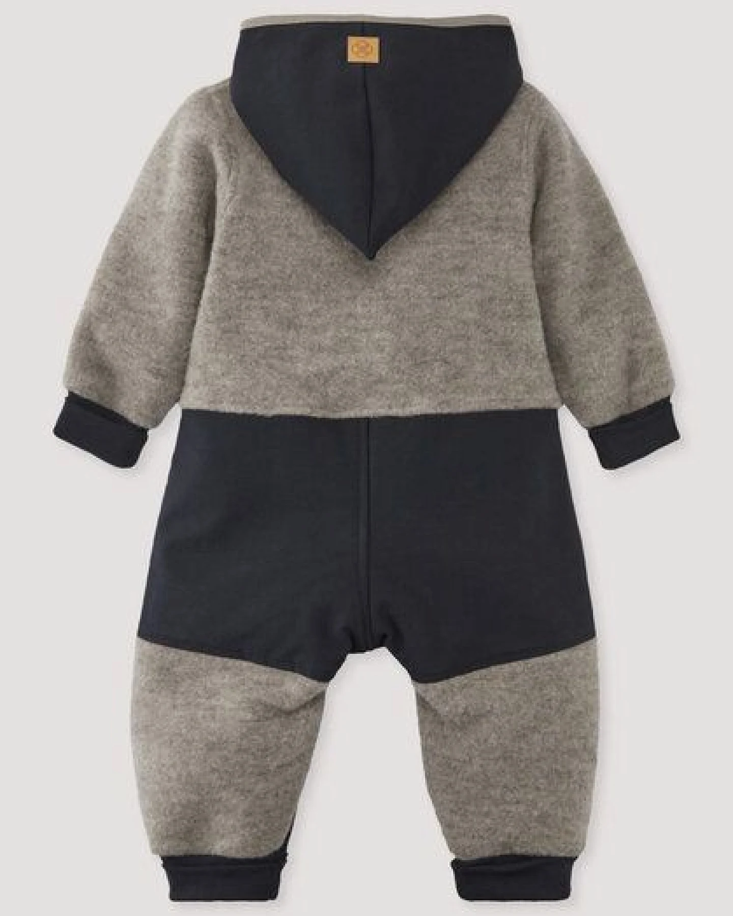 hessnatur Wollfleece Overall aus Bio-Merinowolle mit Softshell – Ansicht 3