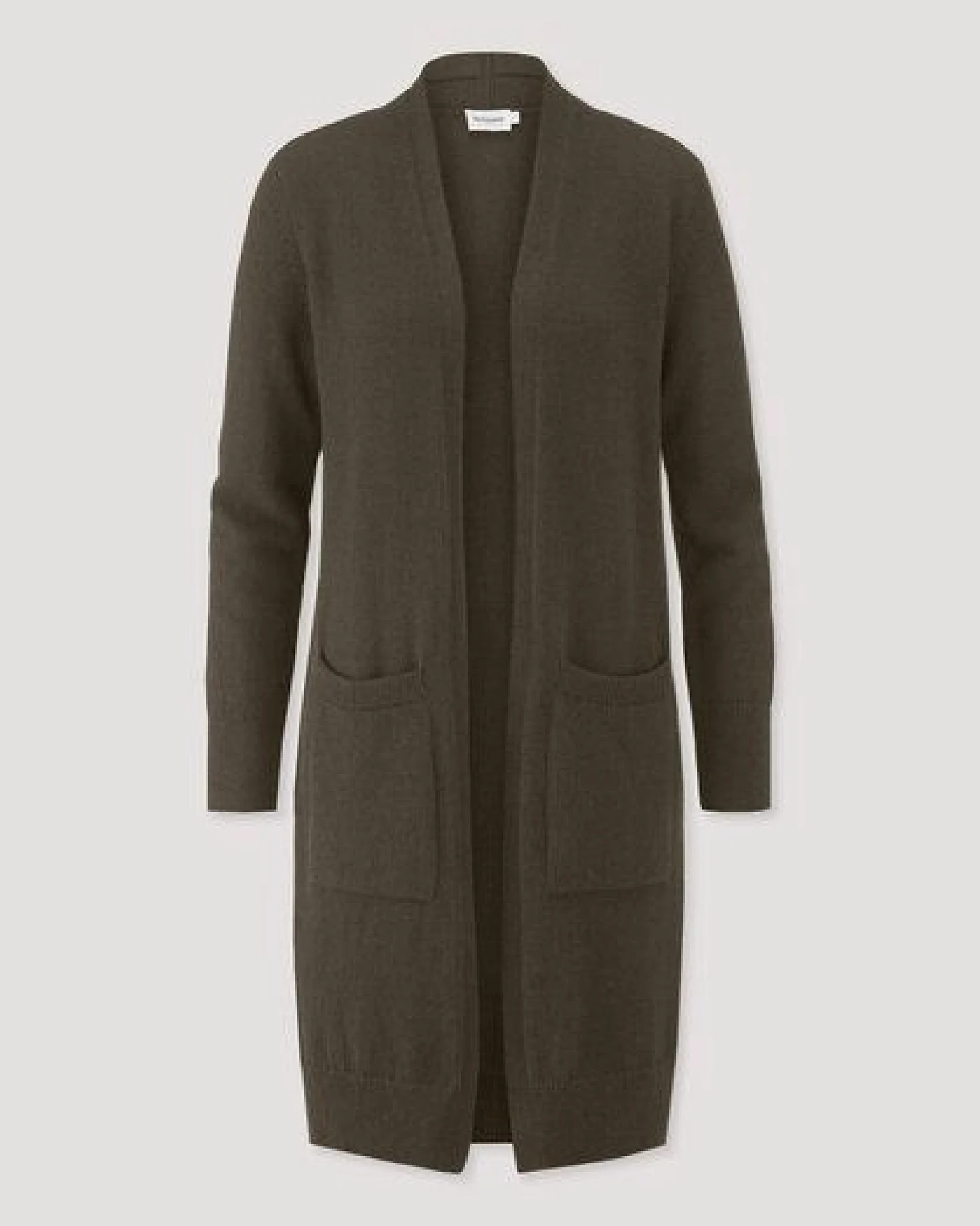hessnatur Strick Jacke Relaxed aus Bio-Schurwolle mit Bio-Baumwolle – Ansicht 4