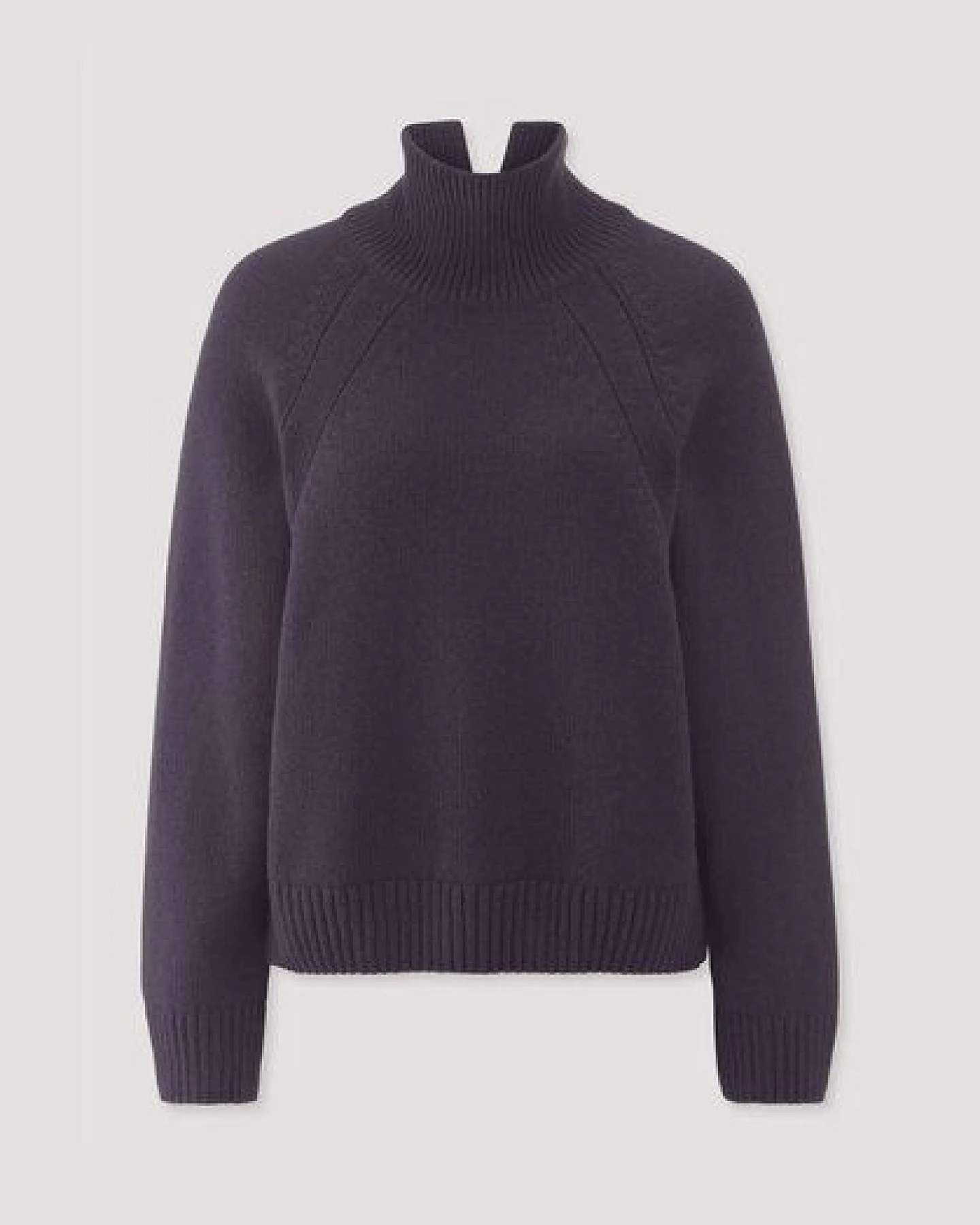 hessnatur Strick Pullover Relaxed aus Bio-Merinowolle mit Bio-Baumwolle – Ansicht 4