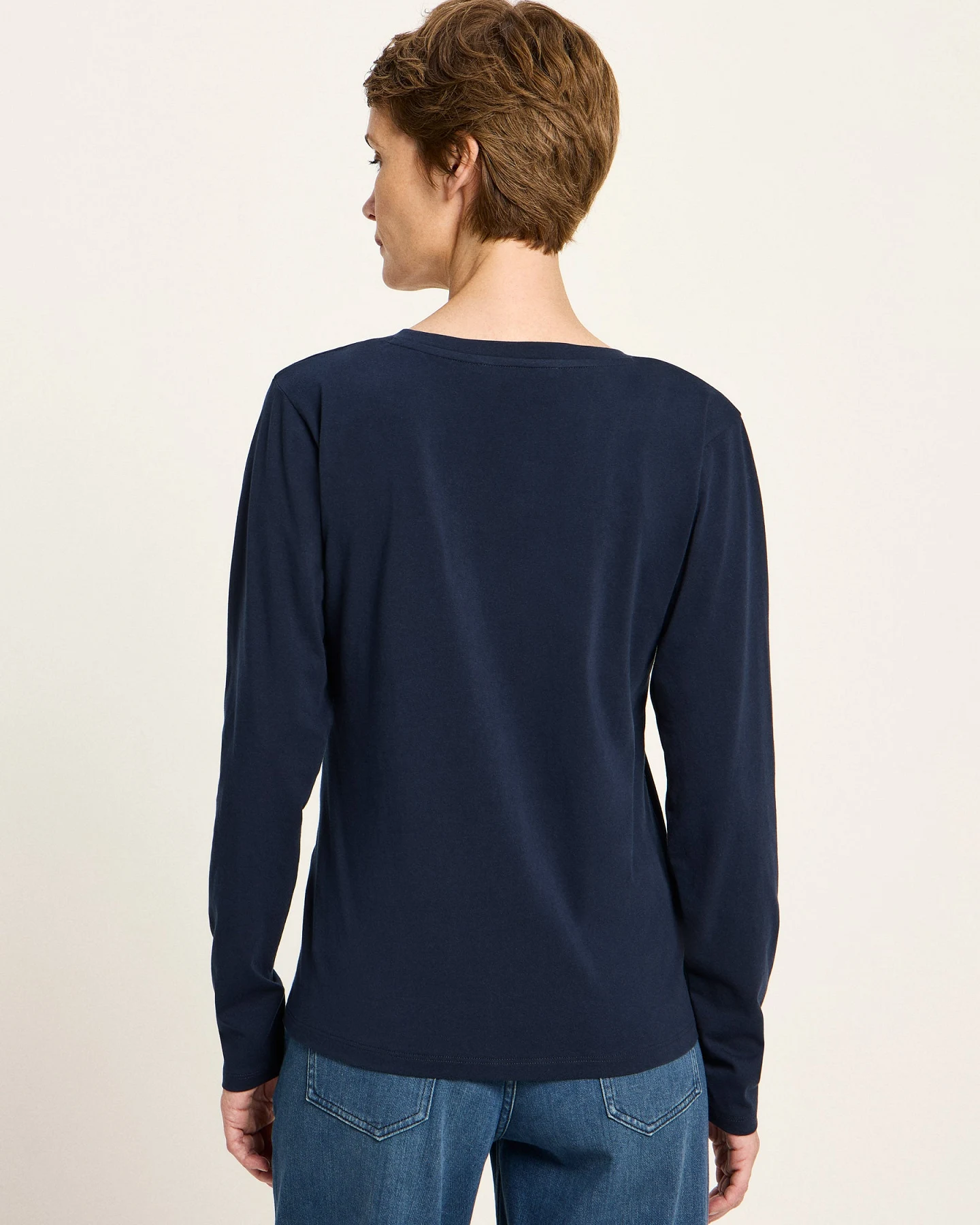 Shirt mit V-Ausschnitt (GOTS) – Ansicht 5