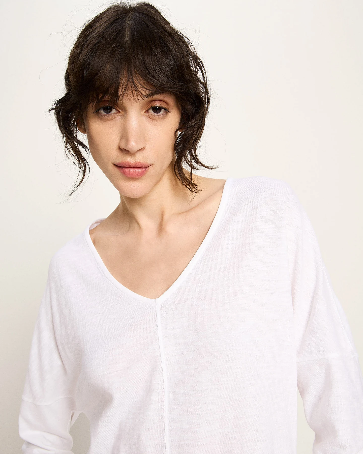 Shirt (GOTS) mit V-Ausschnitt – Ansicht 3