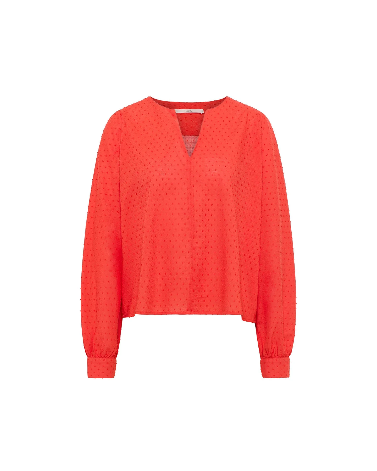 Strukturbluse mit Kräuseln – Ansicht 6