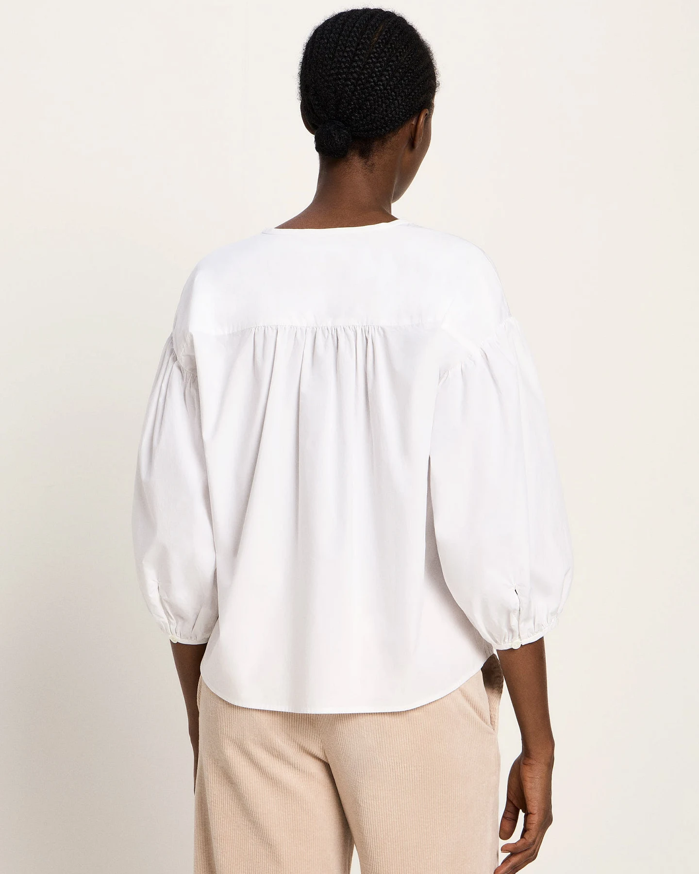 Bluse mit Kräuseln (GOTS) – Ansicht 5