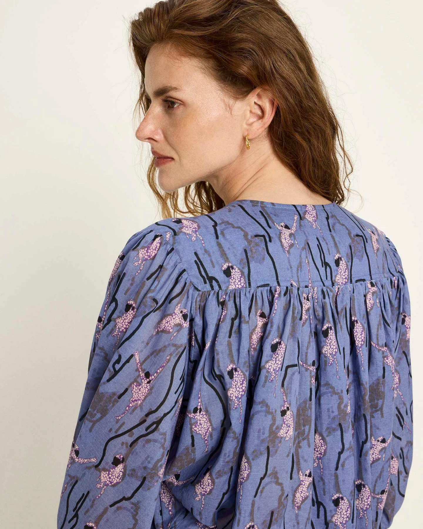 Bluse mit Kräuseln – Ansicht 4