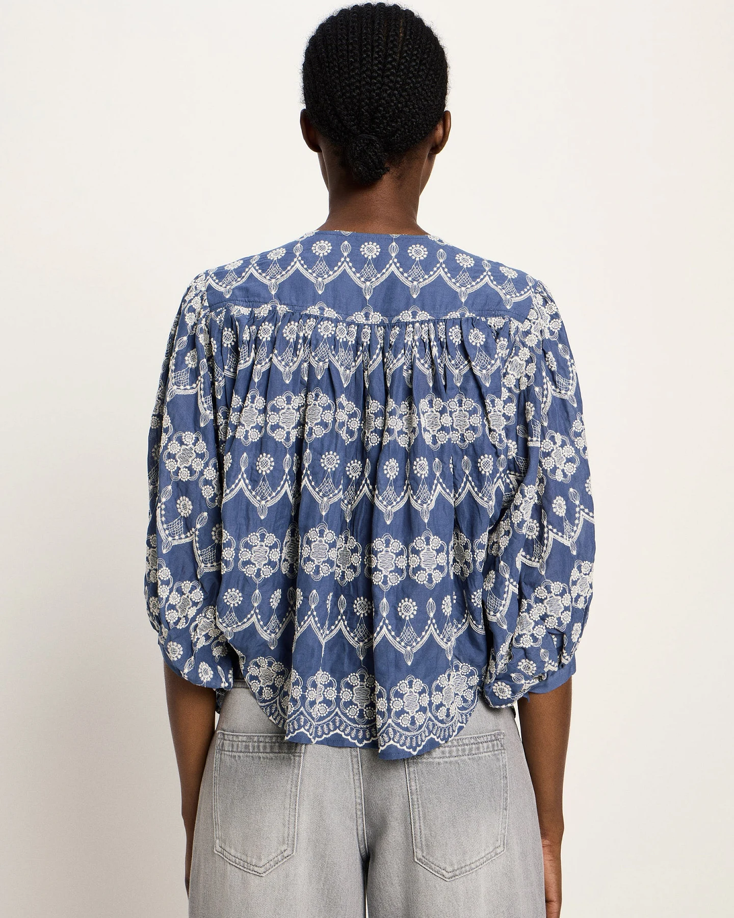 Bluse mit Kräuseln – Ansicht 5