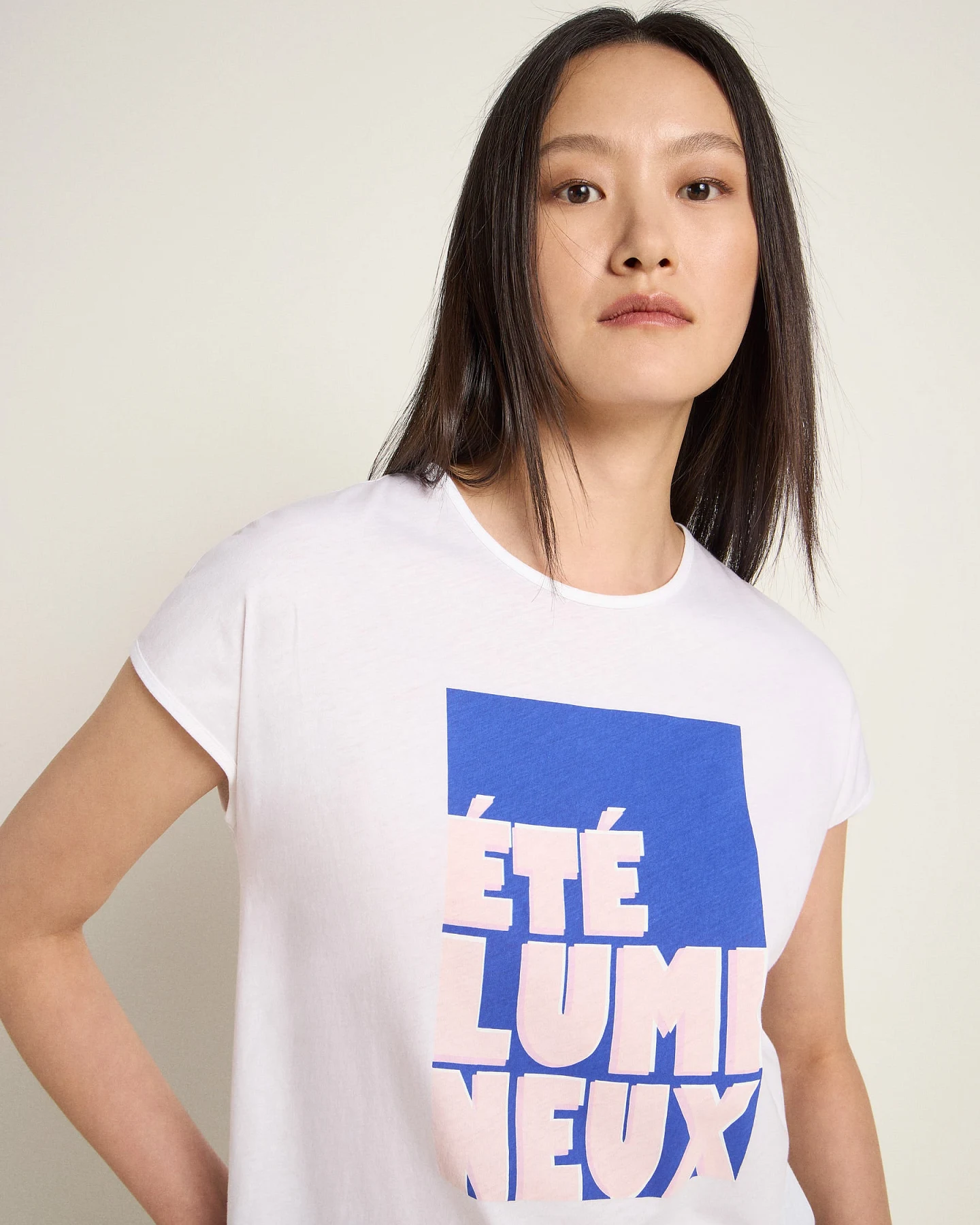 Statementshirt "ÉTÉ" (GOTS) – Ansicht 2