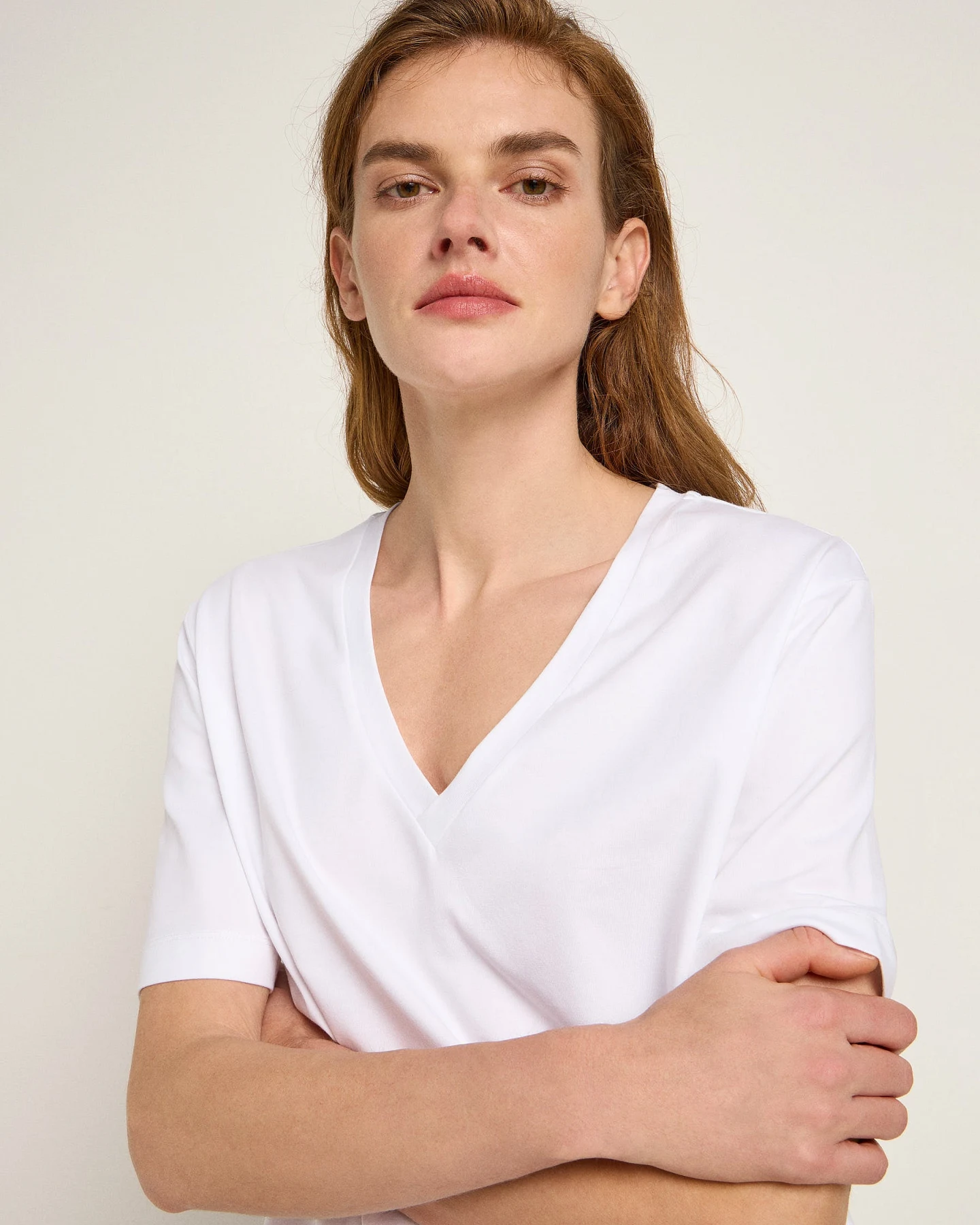 Shirt mit V-Ausschnitt (GOTS) – Ansicht 3