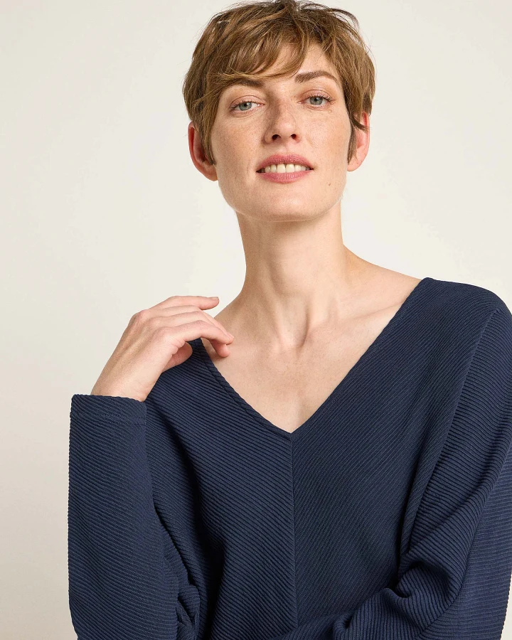 Shirt mit Struktur (GOTS)