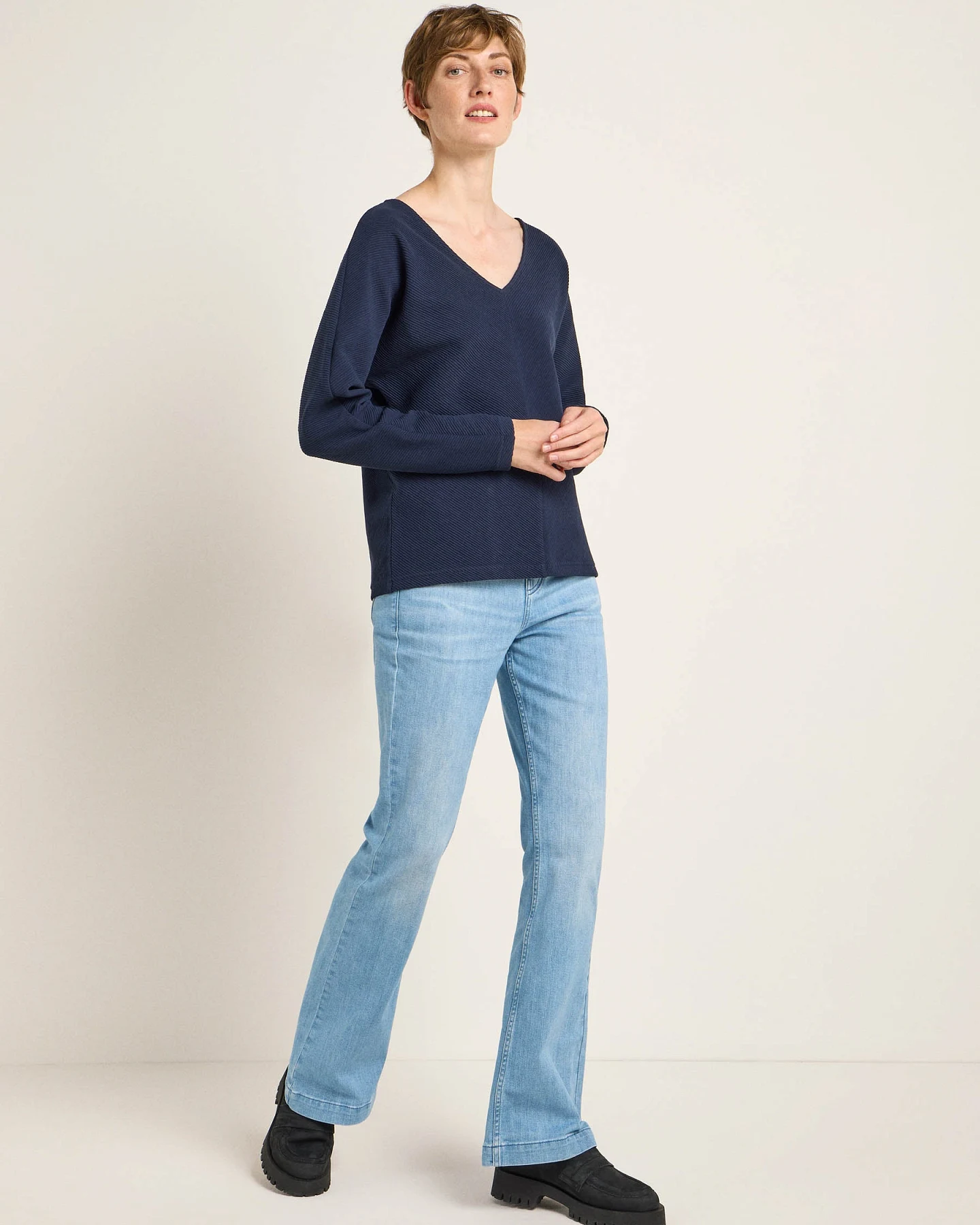 Shirt mit Struktur (GOTS) – Ansicht 3