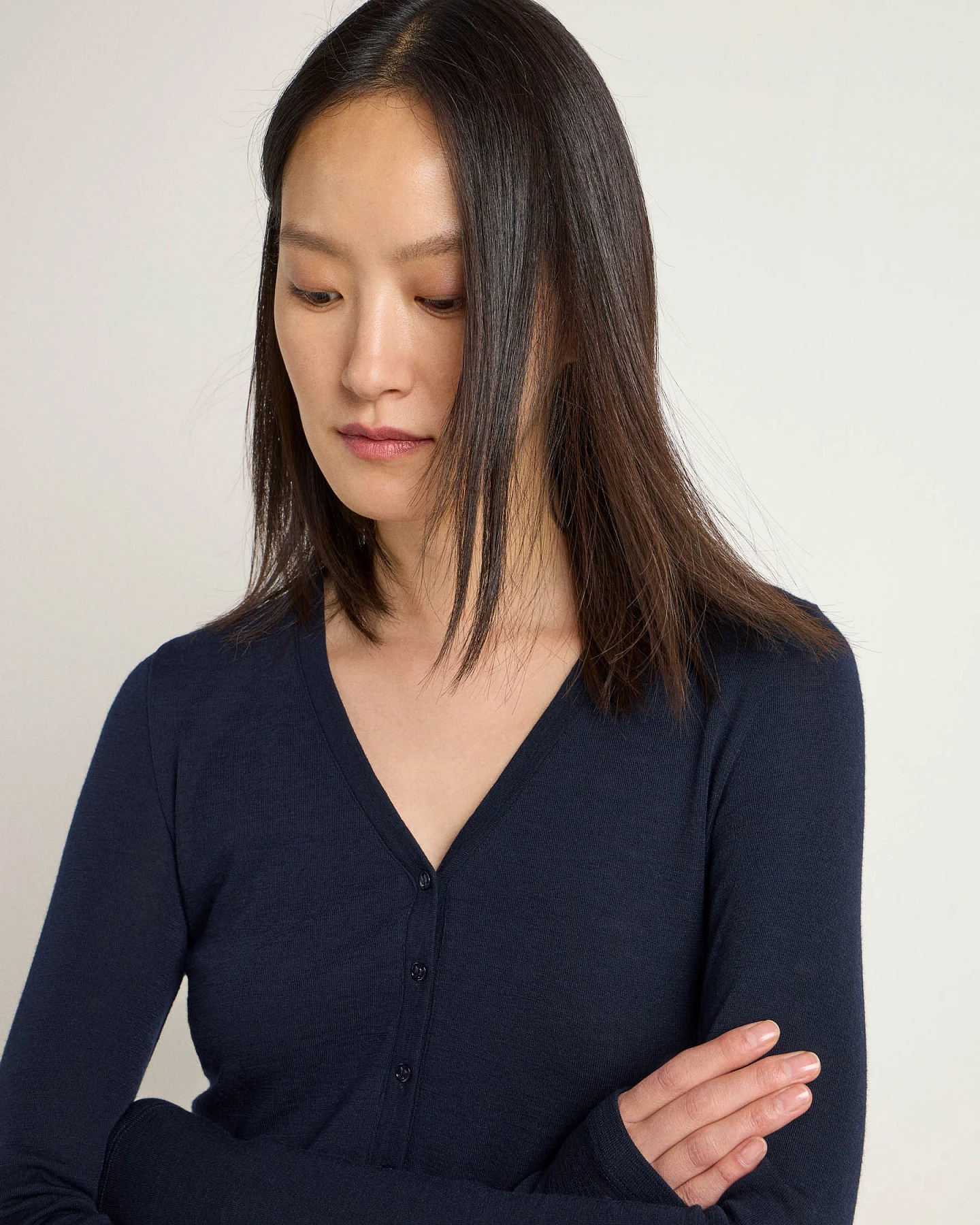 Shirt mit Knopfleiste (GOTS) – Ansicht 3