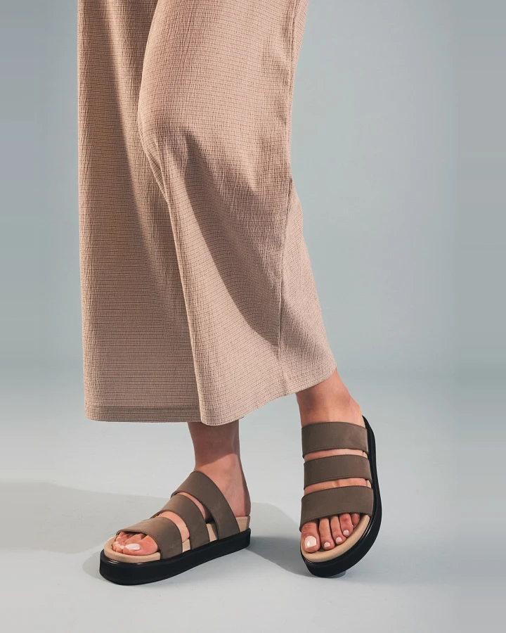 NAE Damen vegan Sandalen Tonga Grün