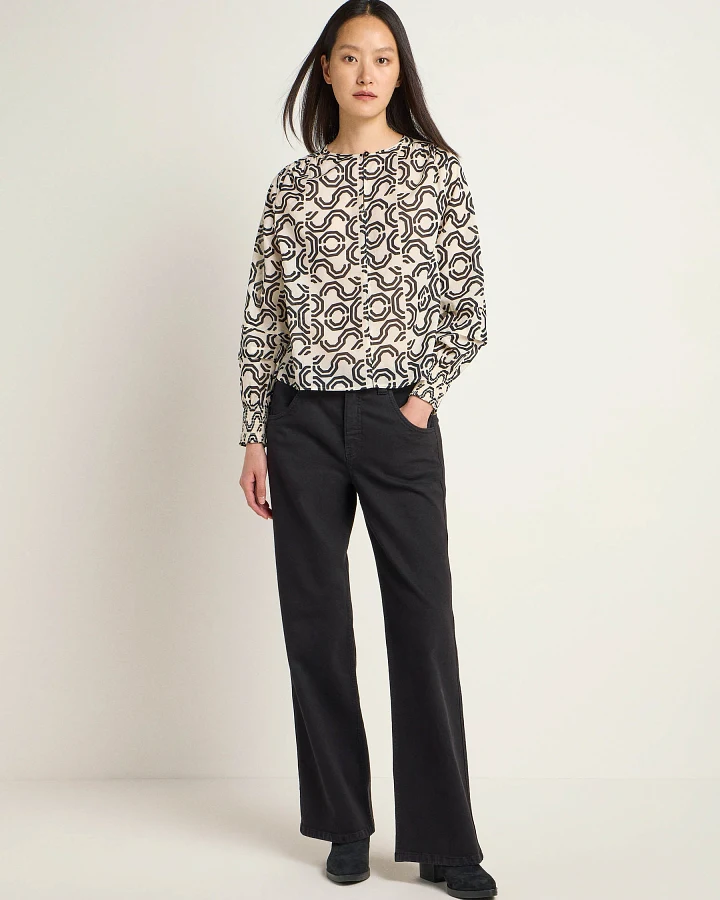 Print Simple Circle Beige
