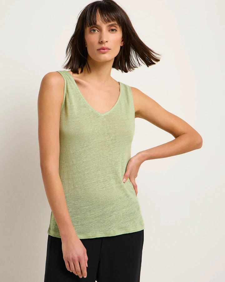 Tanktop mit V-Ausschnitt