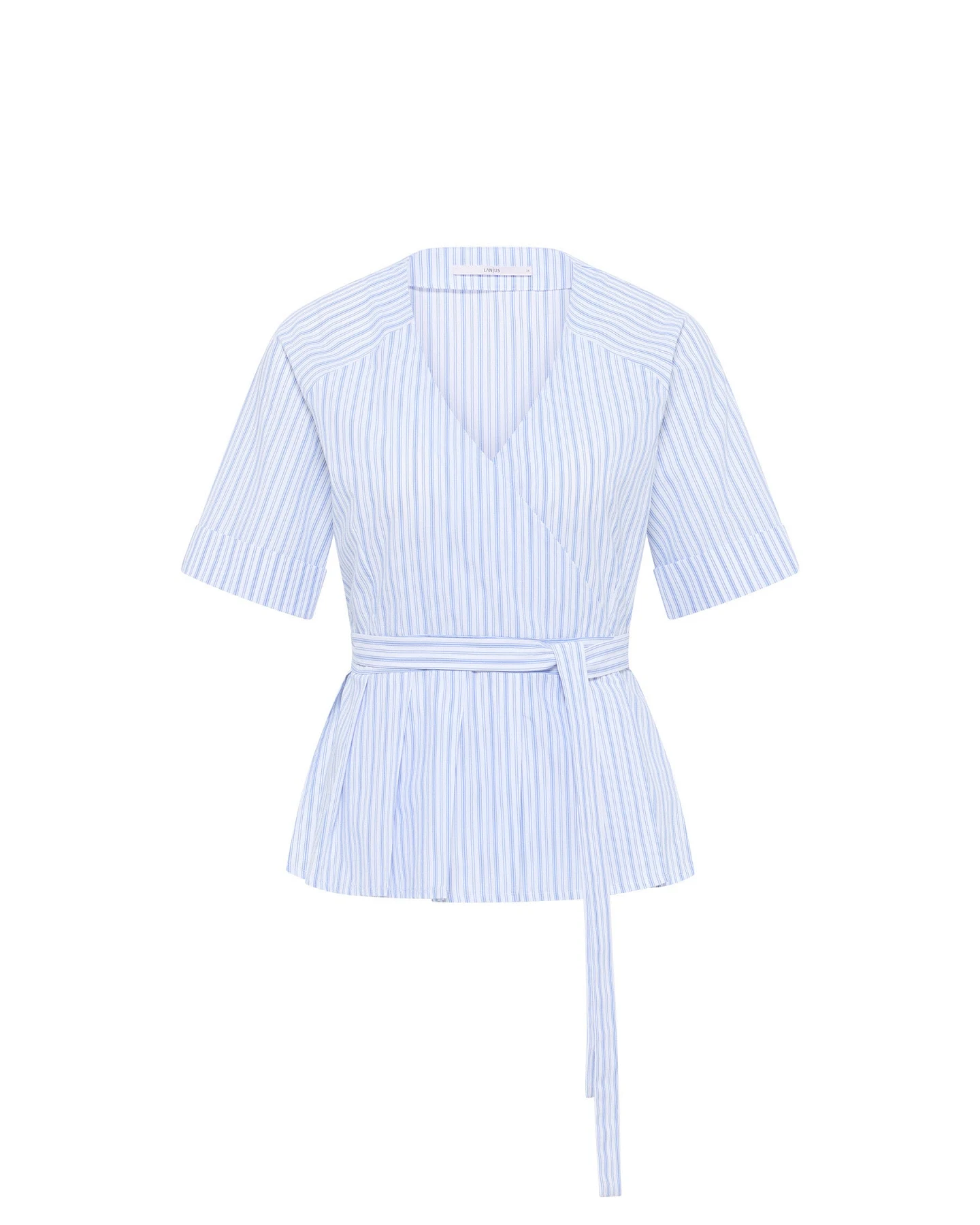 Wickelbluse mit Streifen (OCS) – Ansicht 6