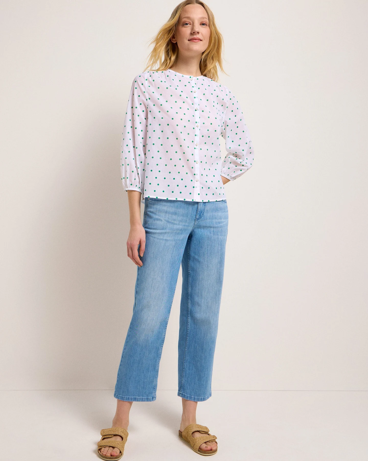Bluse Print Polka Dots – Ansicht 2