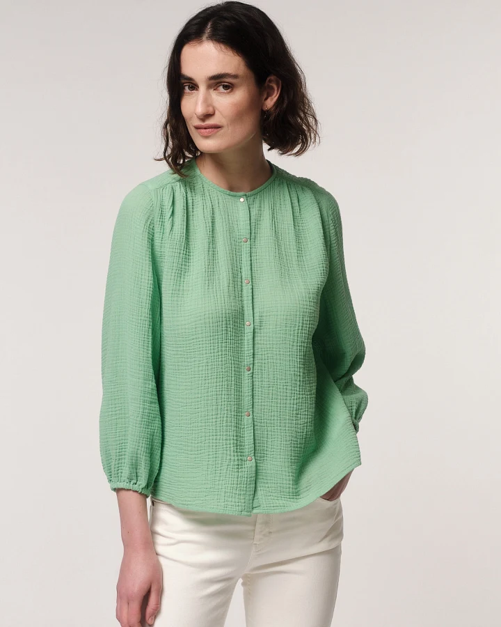 Bluse mit Struktur