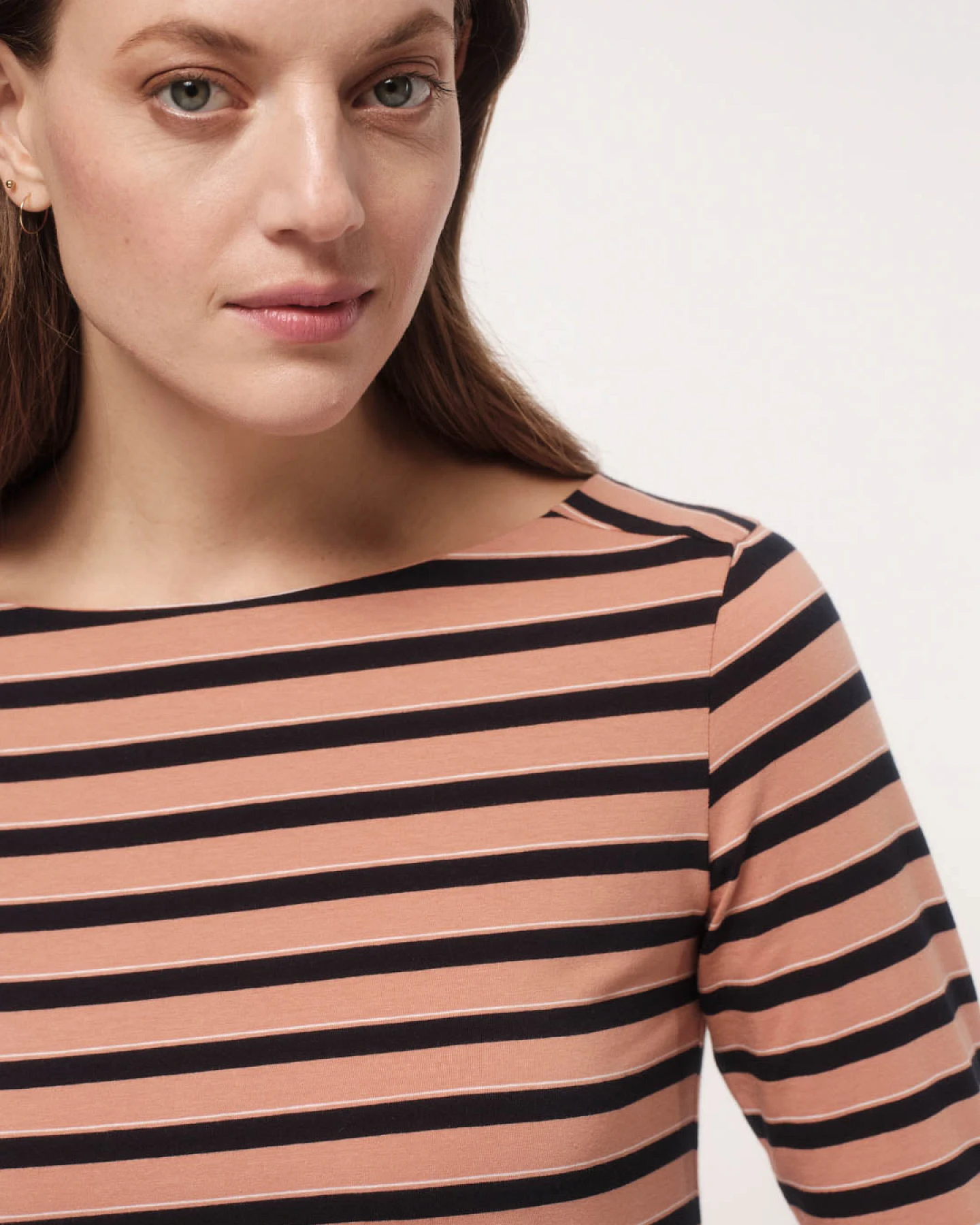 U-Boot Shirt mit Streifen (GOTS) – Ansicht 2