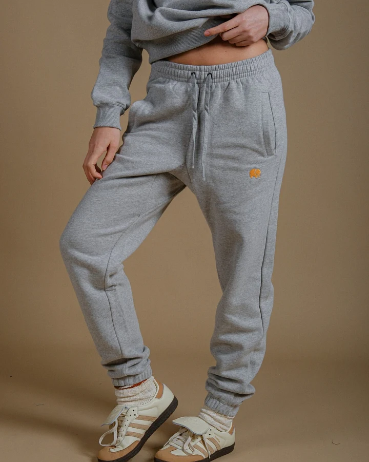 Trendsplant Damen vegan Jogginghose Essential Grau Meliert