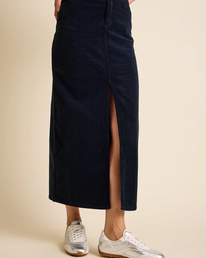 Côtelé Damen vegan Rock Frida Marineblau