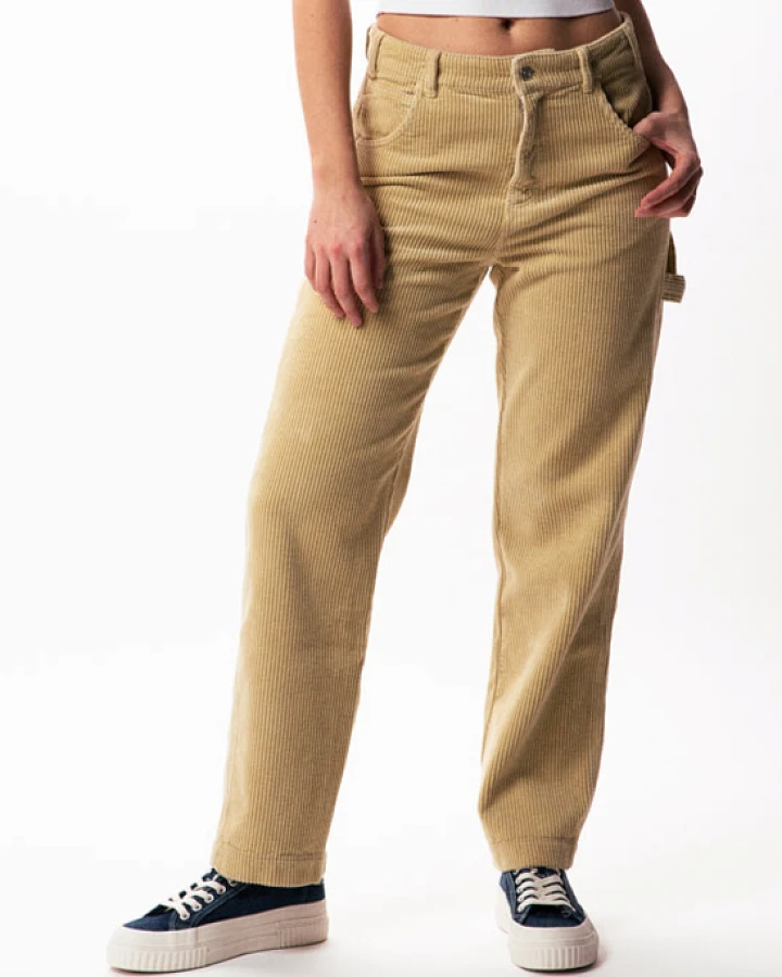 Côtelé Herren vegan Hose Zimmermannshose Stroh Beige