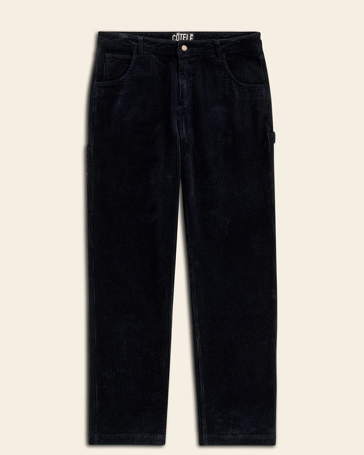 Côtelé Herren vegan Unisex Hose Carpenters In Marineblau