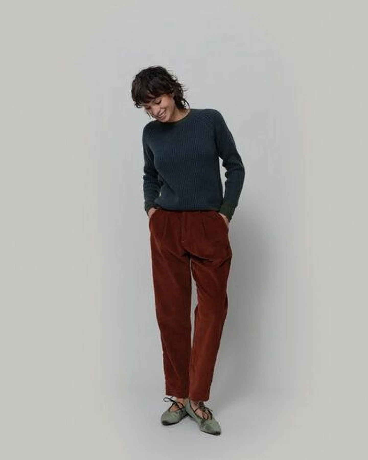 Rifò - Circular Fashion Made in Italy Recycelte Kaschmirwolle Pullover - Emilia – Ansicht 3