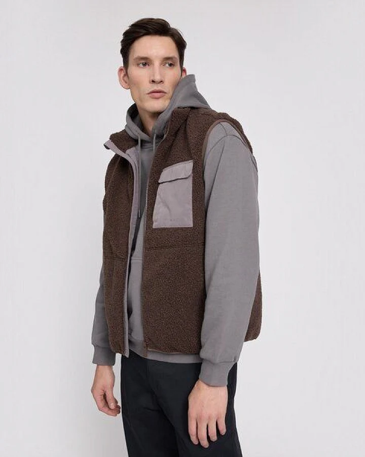 Mazine Padded Teddy-Fleece Vest