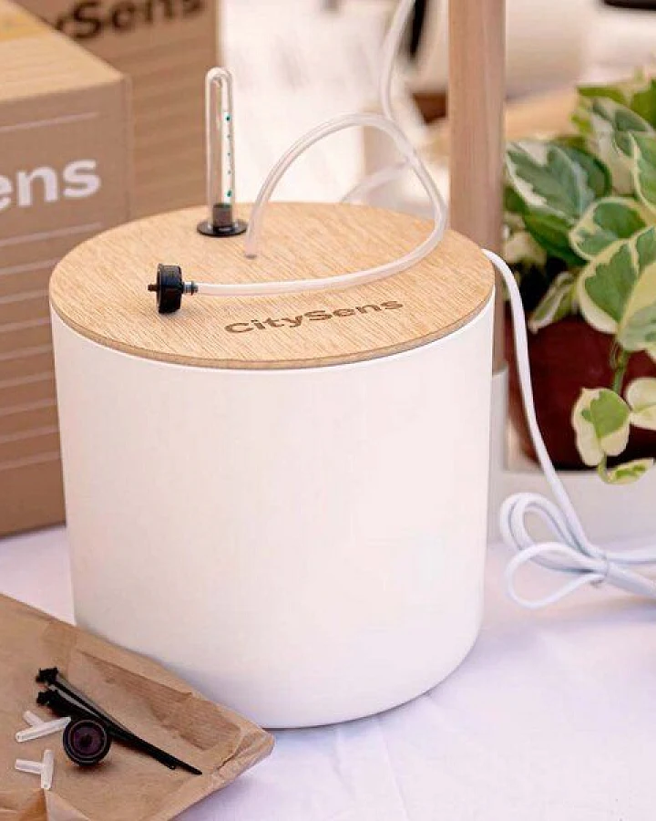 CitySens Automatische Tropfbewässerung mit Wasserspeicher
