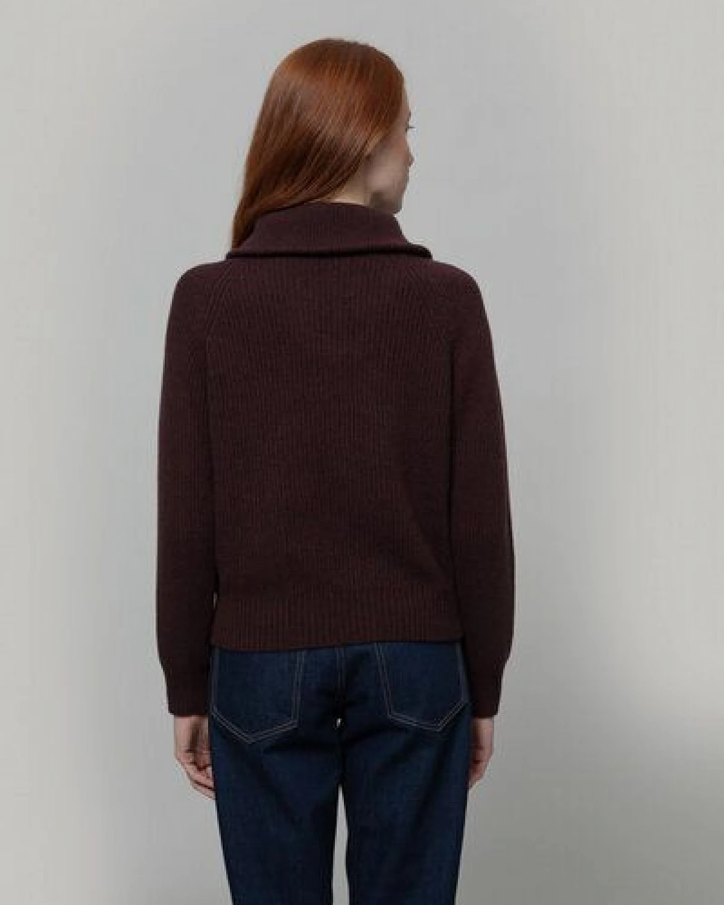 Rifò - Circular Fashion Made in Italy Pullover Annalisa aus recycelter Wolle – Ansicht 2