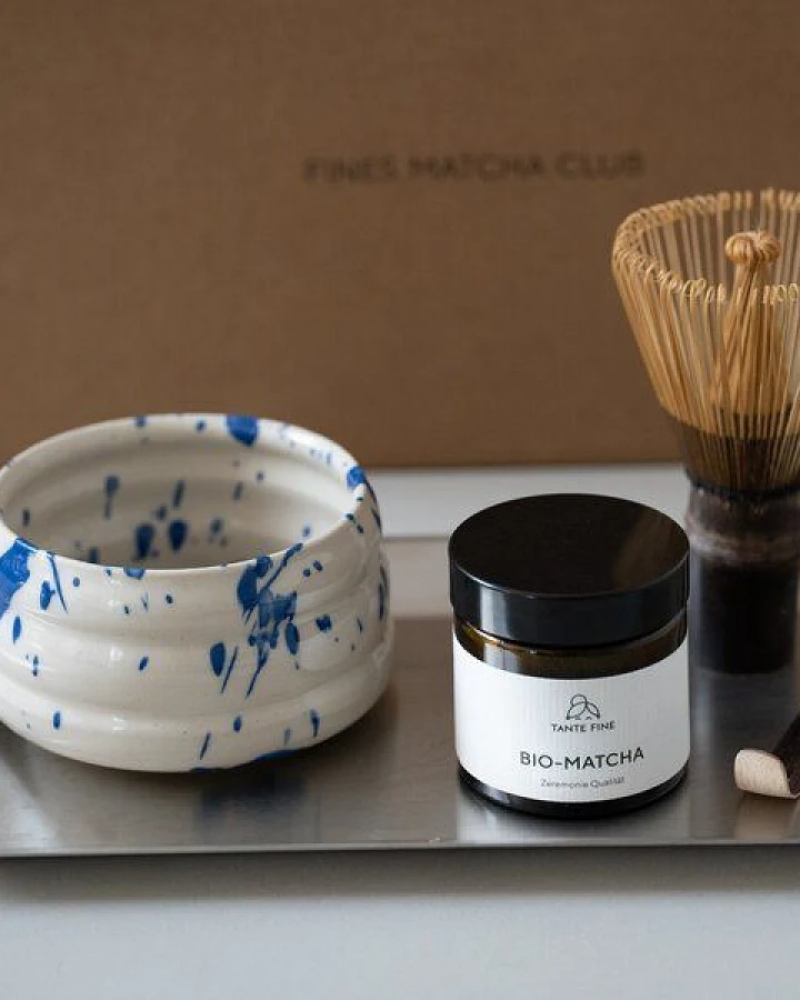 Tante Fine Fines MATCHA SET SPLASH * Geschenkset für Matcha Fans * Teezeremonie * Starter Set Matcha