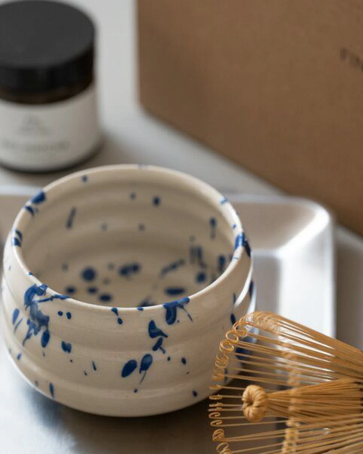 Tante Fine Fines MATCHA SET SPLASH * Geschenkset für Matcha Fans * Teezeremonie * Starter Set Matcha – Ansicht 2
