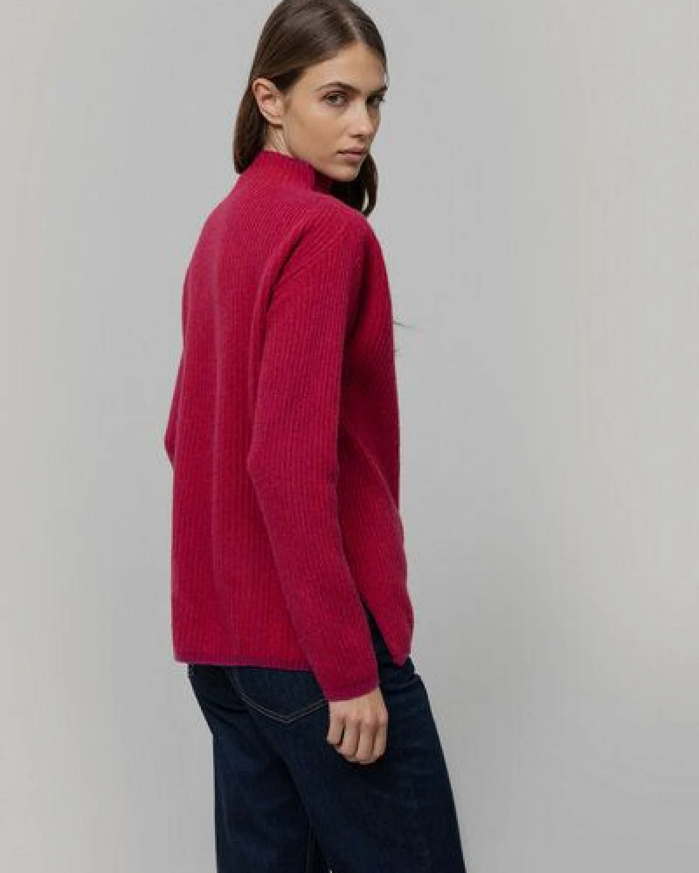Rifò - Circular Fashion Made in Italy Recycelte Kaschmirwolle Pullover - Lorena – Ansicht 4