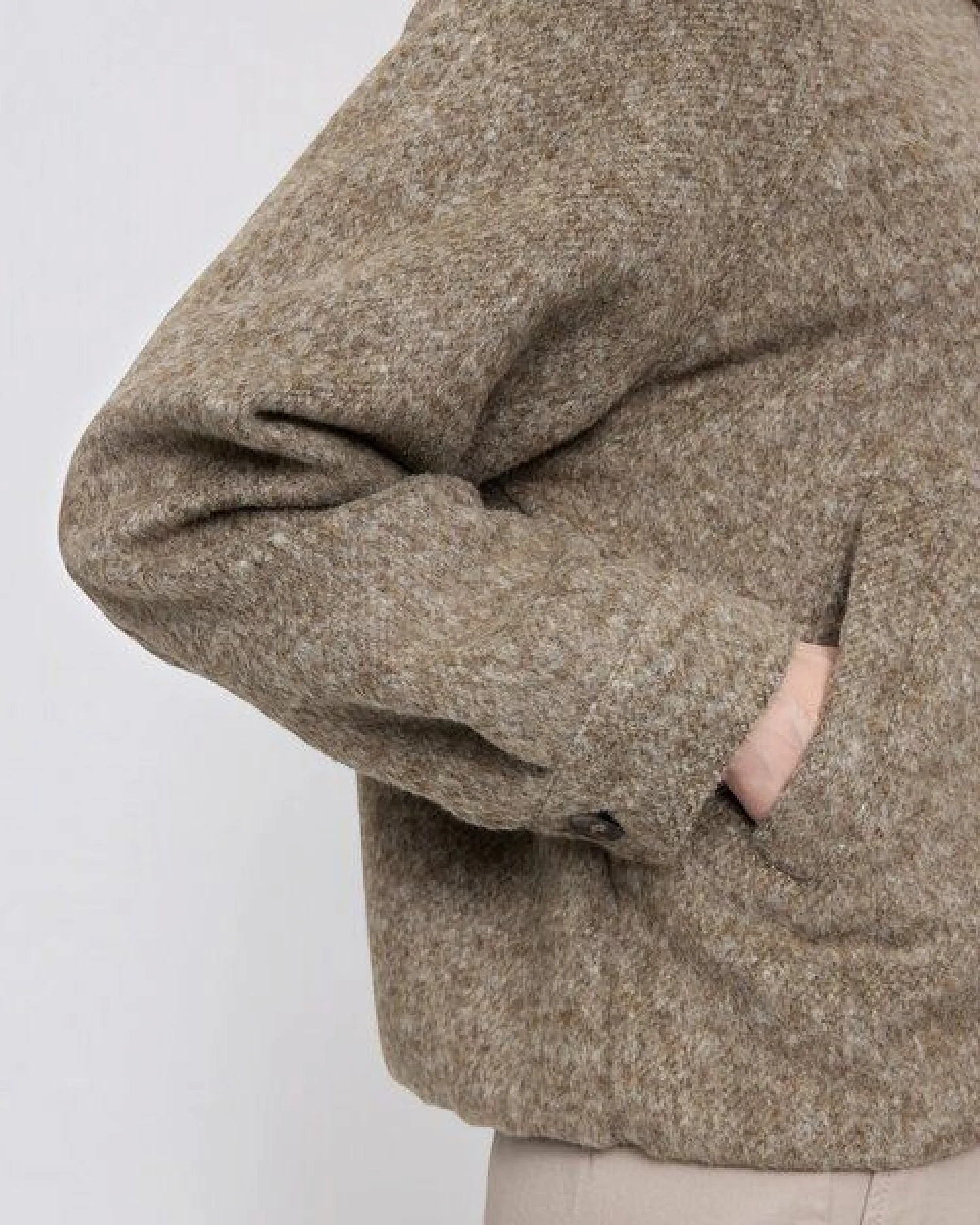 Mazine Vegan Wool Bomber – Ansicht 4
