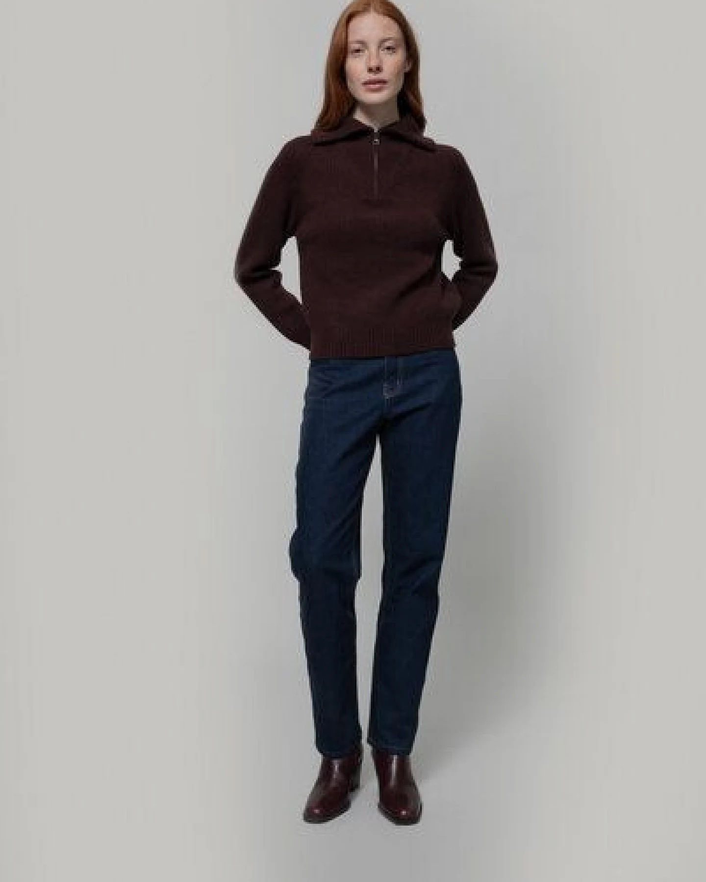 Rifò - Circular Fashion Made in Italy Pullover Annalisa aus recycelter Wolle – Ansicht 4