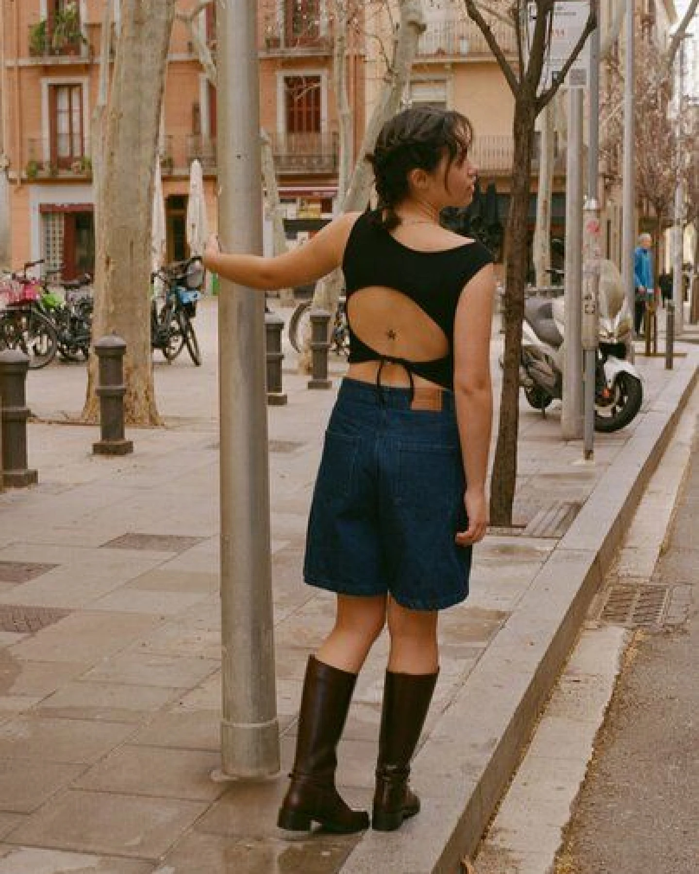 Nénés Top Hélène - Schwarz – Ansicht 4