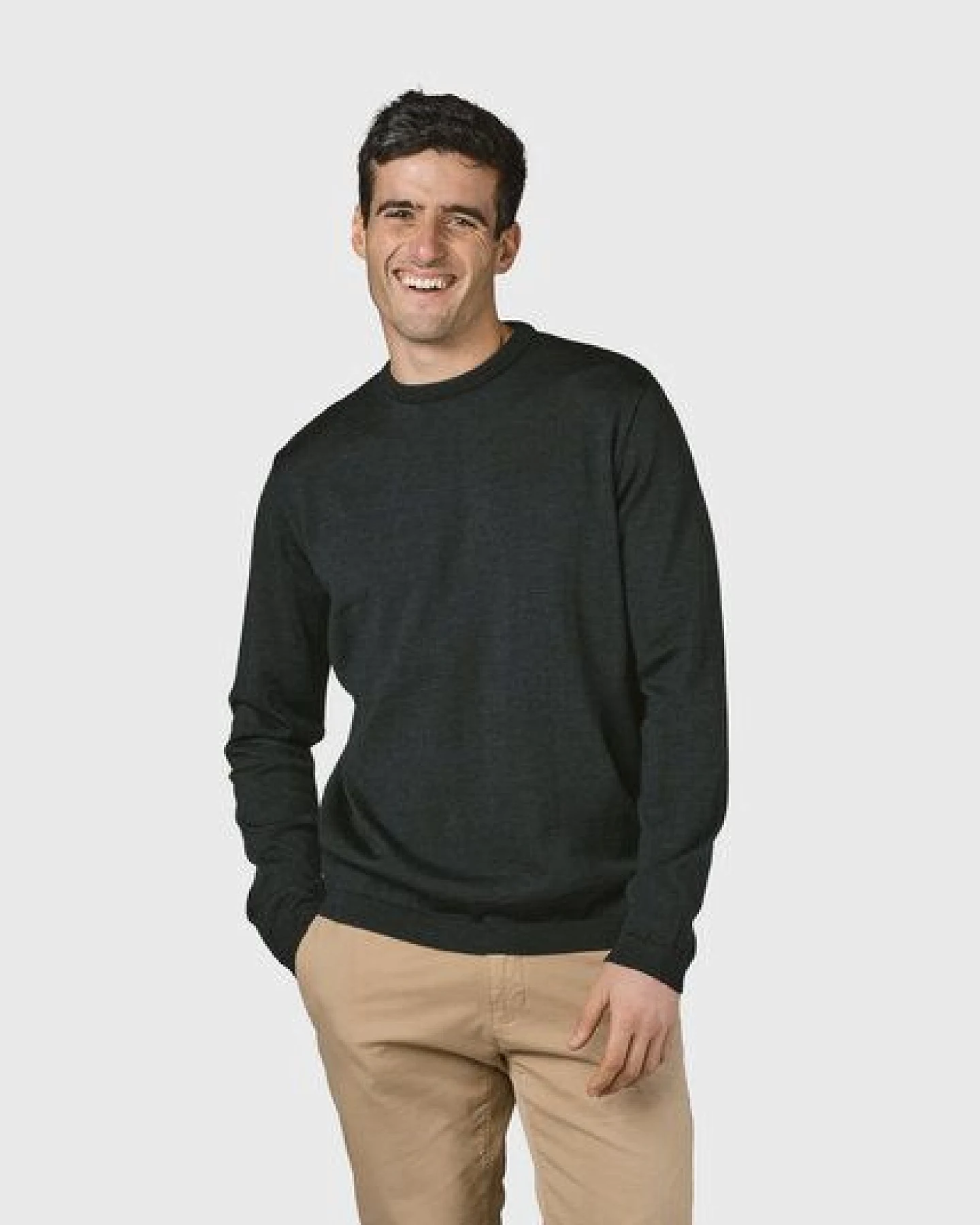 Klitmøller Collective Merino-Strickpullover - Mens Basic Merino Wool - mulesingfrei – Ansicht 2